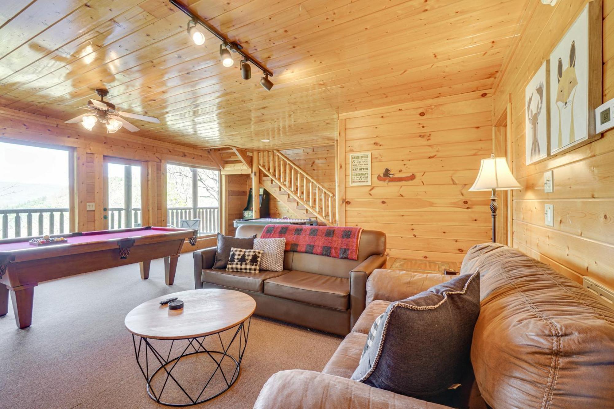 Mountain Dreams Cabin Hot Tub, Sauna And Views! Sevierville Exterior photo