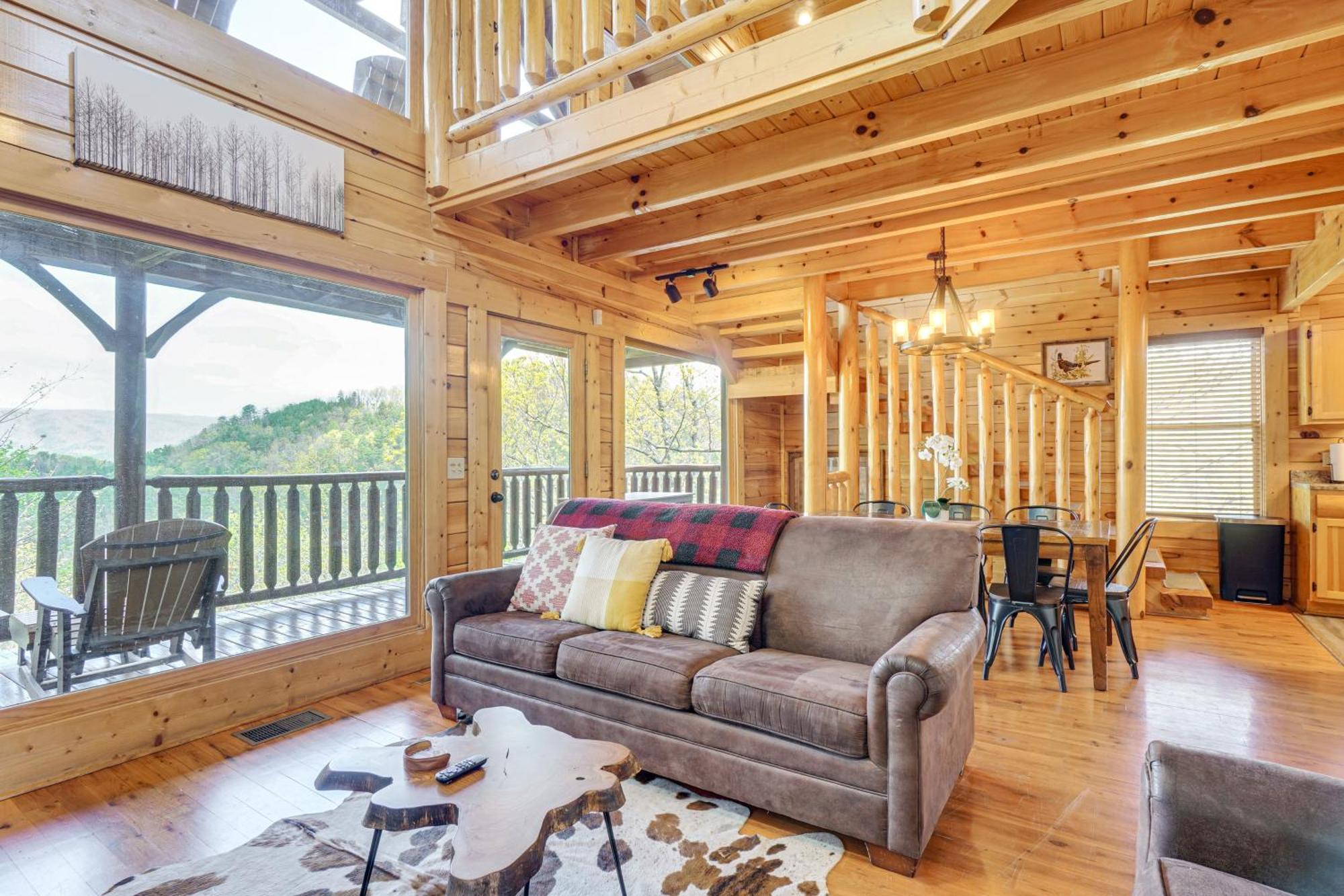 Mountain Dreams Cabin Hot Tub, Sauna And Views! Sevierville Exterior photo